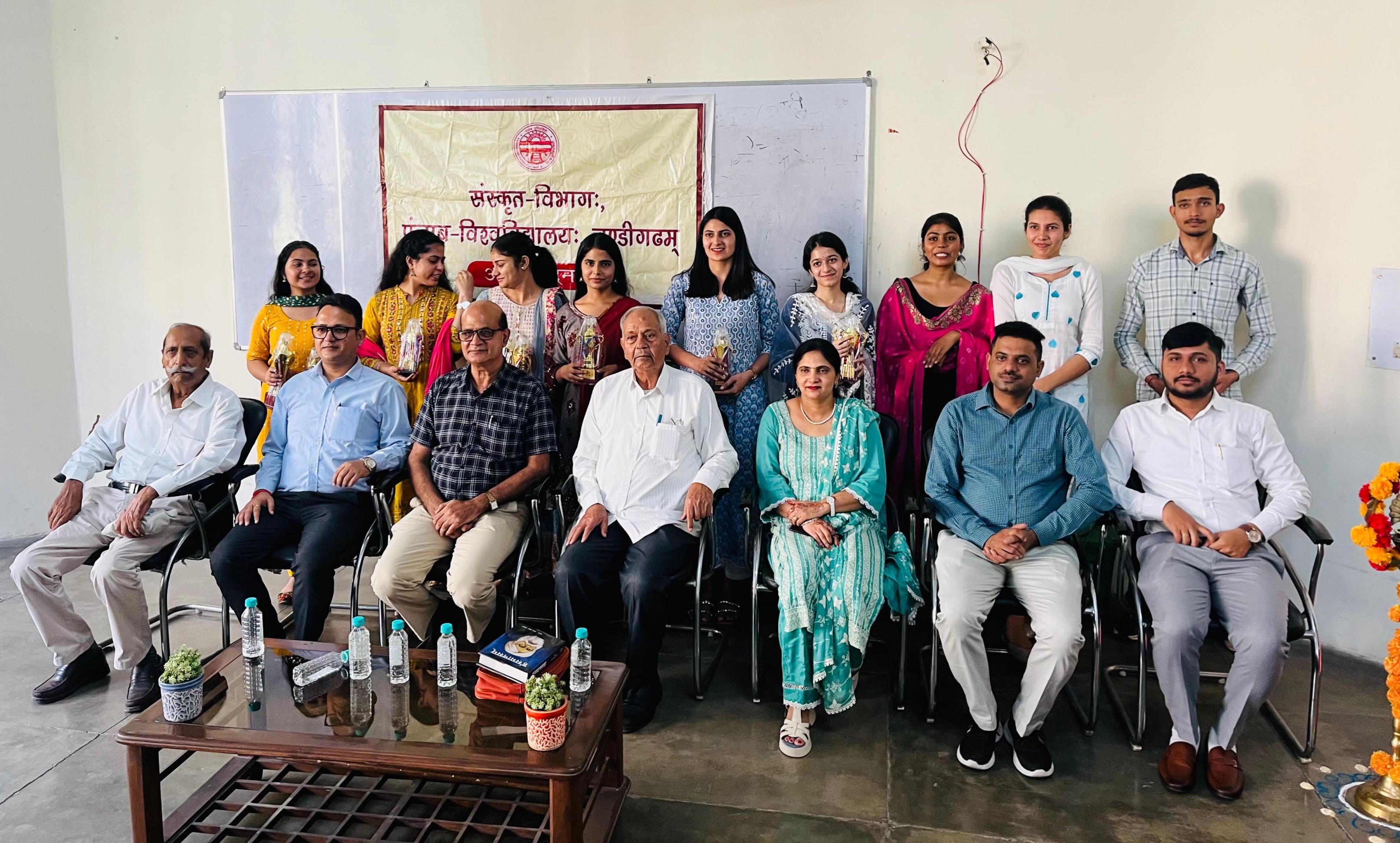 पंजाब विश्वविद्यालय संस्कृत विभाग ने डॉ. जगदीश प्रसाद सेमवाल के साथ दिवाली समारोह का आयोजन किया
